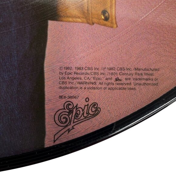 1983 Michael Jackson Thriller Picture Disc Vinyl Record LP Hype Sticker Tested - Picture 10 of 10